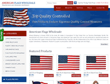 Tablet Screenshot of american-flags-wholesale.com